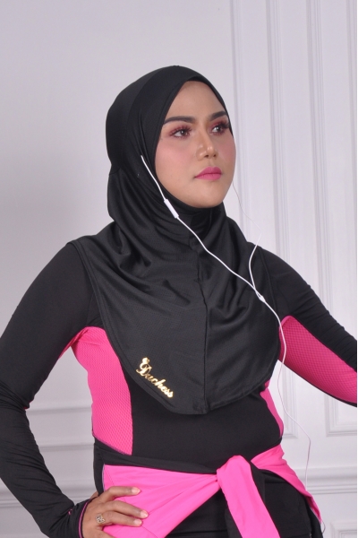 SPORT HIJAB - BLACK